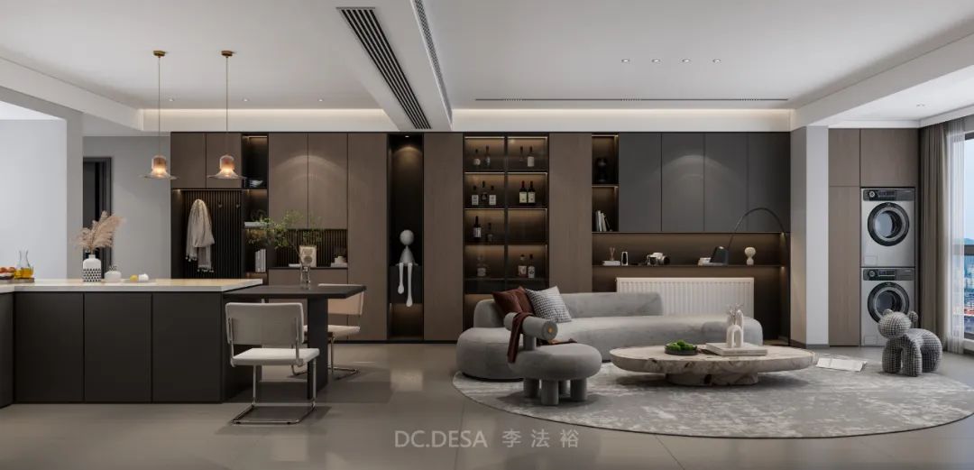 望江樾,127m²意式极简设计丨大成致美装饰旗舰店-5