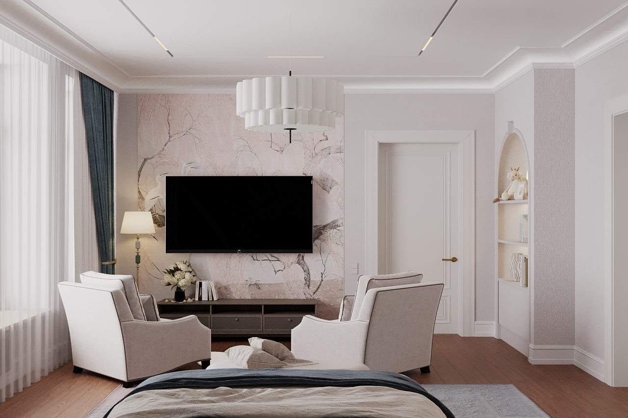 Детская спальня для девочки | Частный дом | Барвиха-1