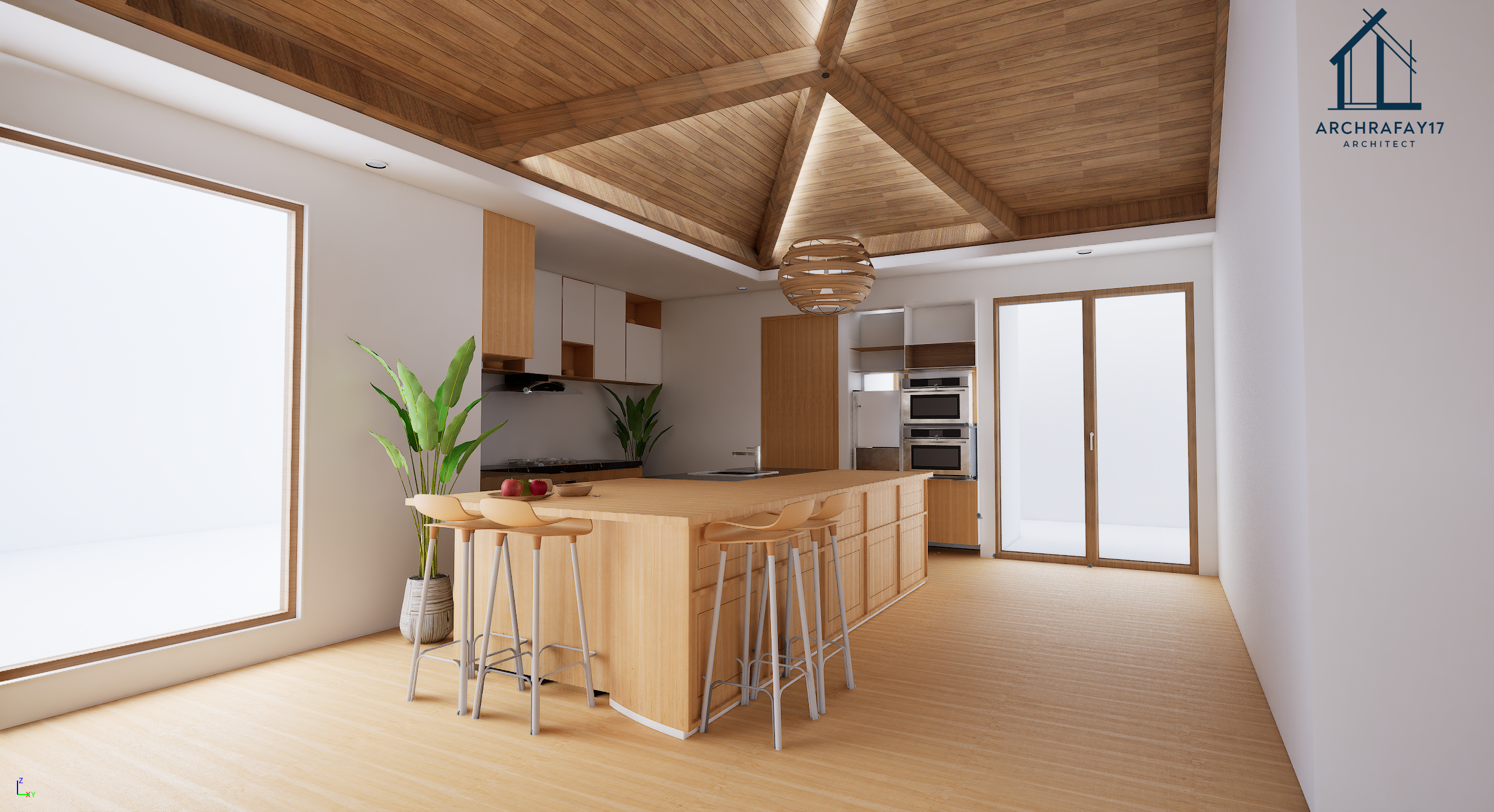 Wooden kitchen Modern Design-0