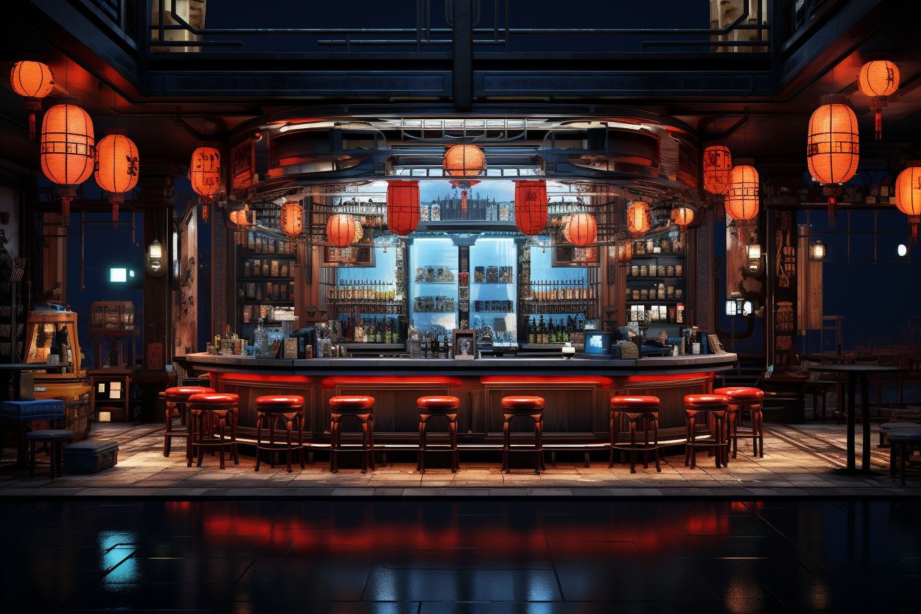 新中式吧台设计丨室内设计师-4