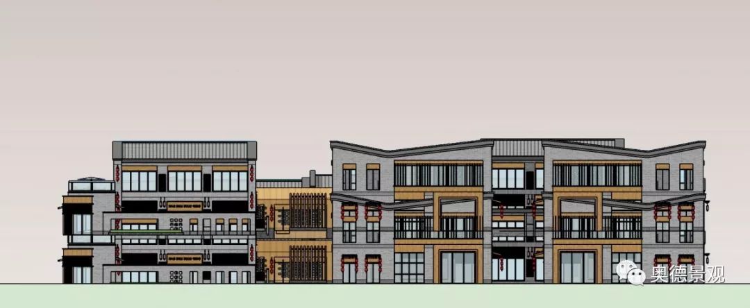 西安沣滨水镇 | 古韵新中式,生态康养的文旅小镇-24