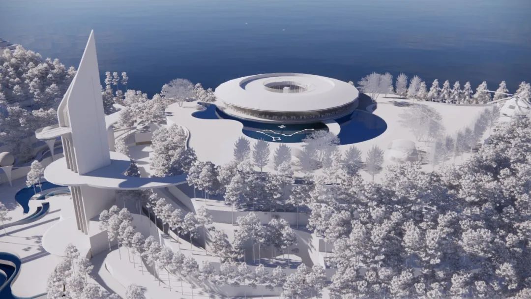   林德设计丨恩平泉林黄金小镇飞行体验馆  景观设计 丨中国广东-54