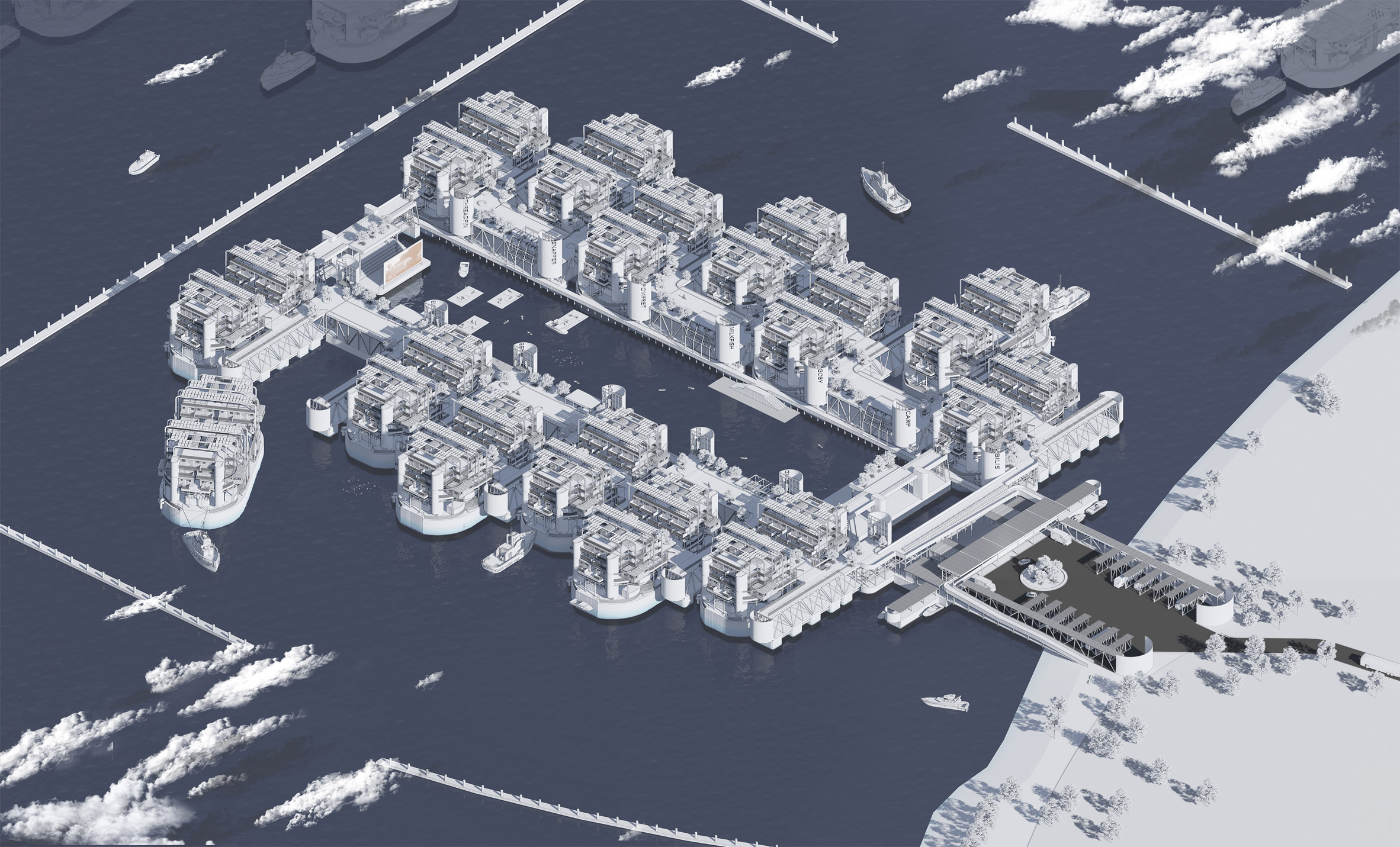 新加坡国立大学建筑硕士生作品展，探索未来建筑的可能性-43