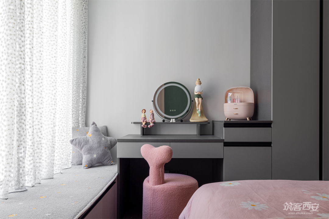 铜川荣耀壹品 · 撞色美式大平层设计丨中国铜川丨力创设计工作室-43