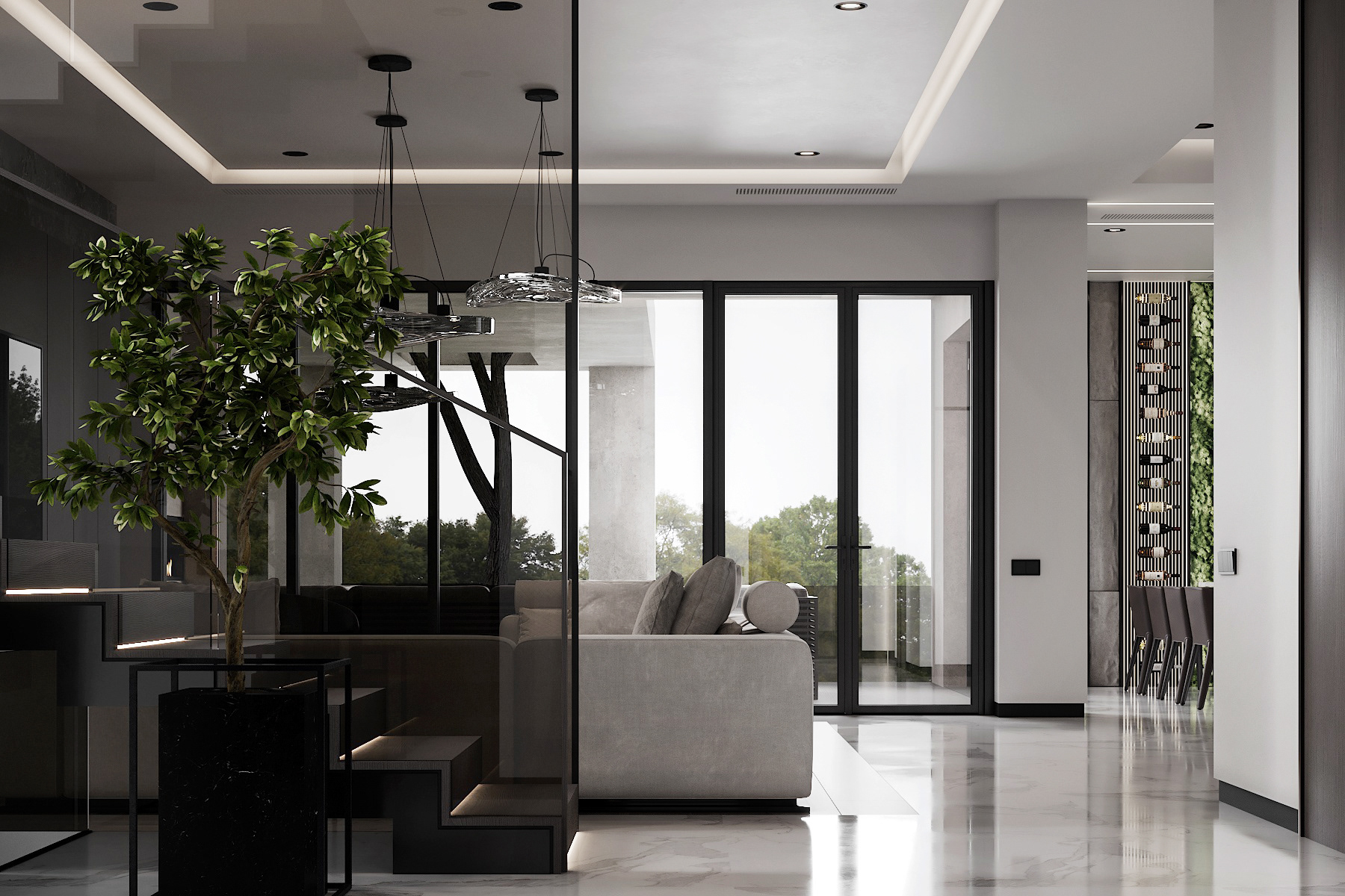 110㎡简约风公寓设计-0