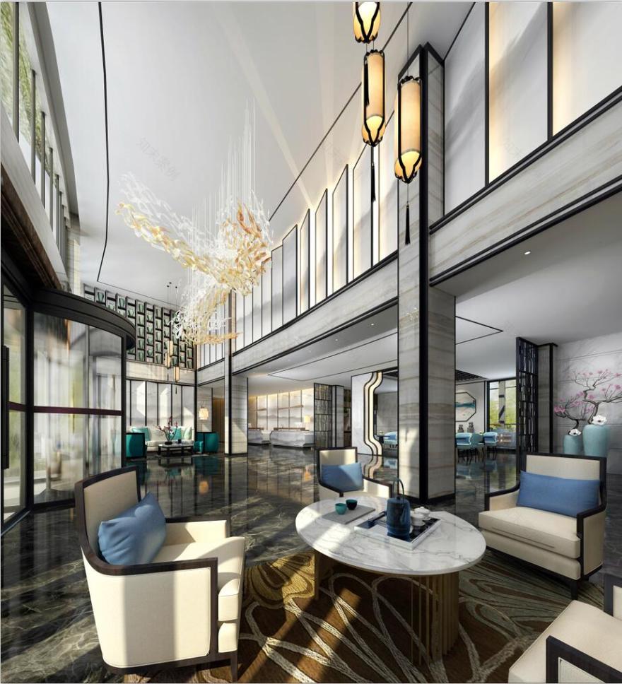 赣南师范大学国际交流中心改造设计:一场关于线构成与山川带来的空灵意境视觉盛宴-16