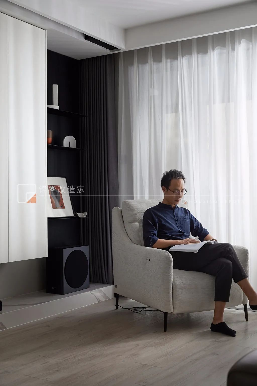 127㎡极简三口之家,儿童成长空间温馨设计-53