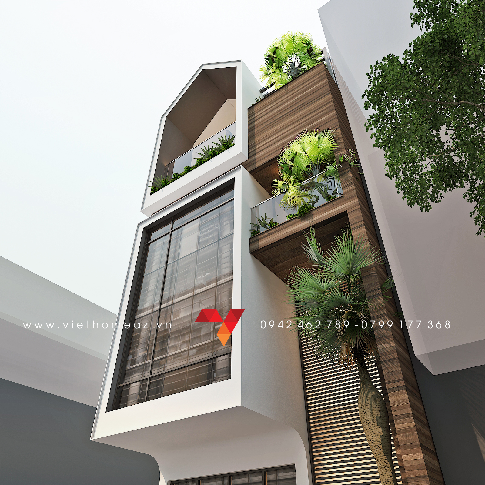 兴安河内联排别墅设计丨Kiến Trúc – Nội Thất VietHome-10