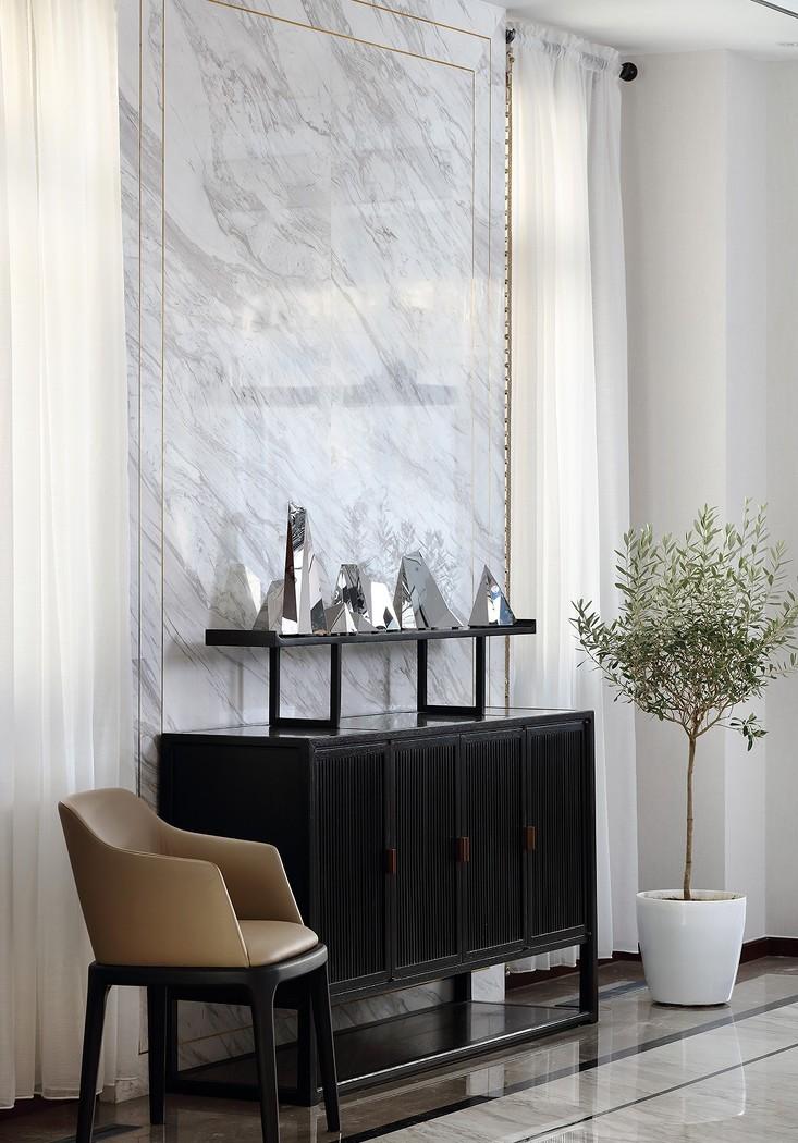 尚层装饰丨心中自在山水—会展誉景新中式风格别墅装修-8