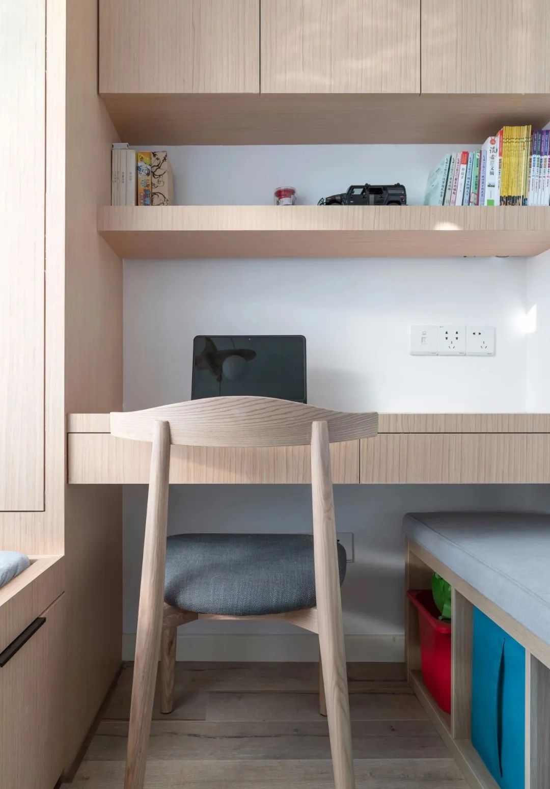 53㎡小两居,原木色北欧风,功能齐全且舒适-62