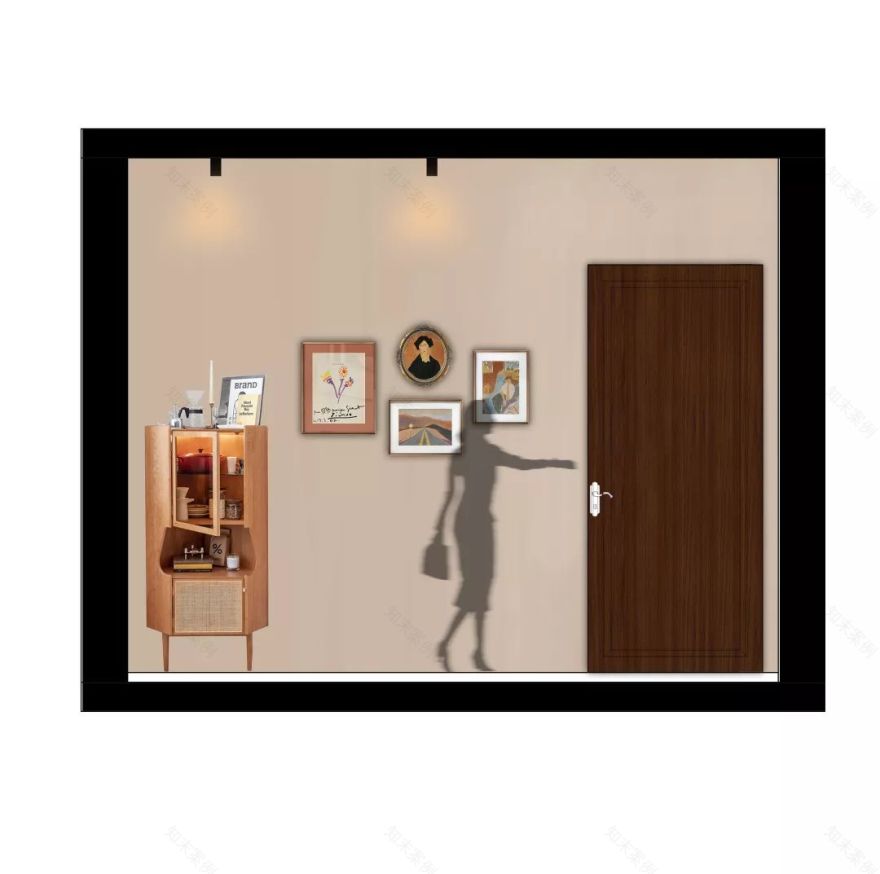 融合古典与现代,打造 42 平米住宅空间的魅力设计-11