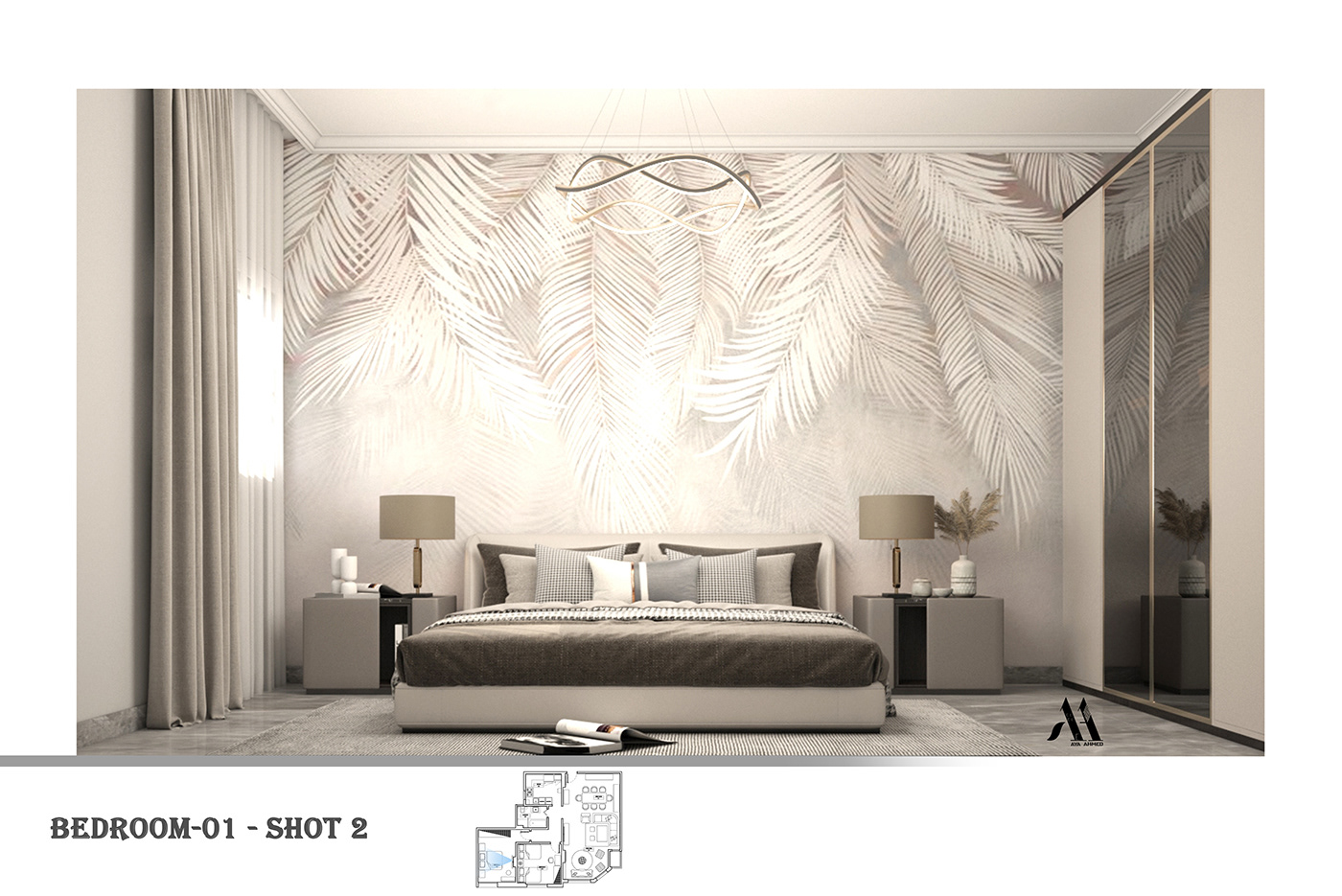 Anastasiya Gushchina丨平层丨An apartment Project Design & Shop Drawings-7
