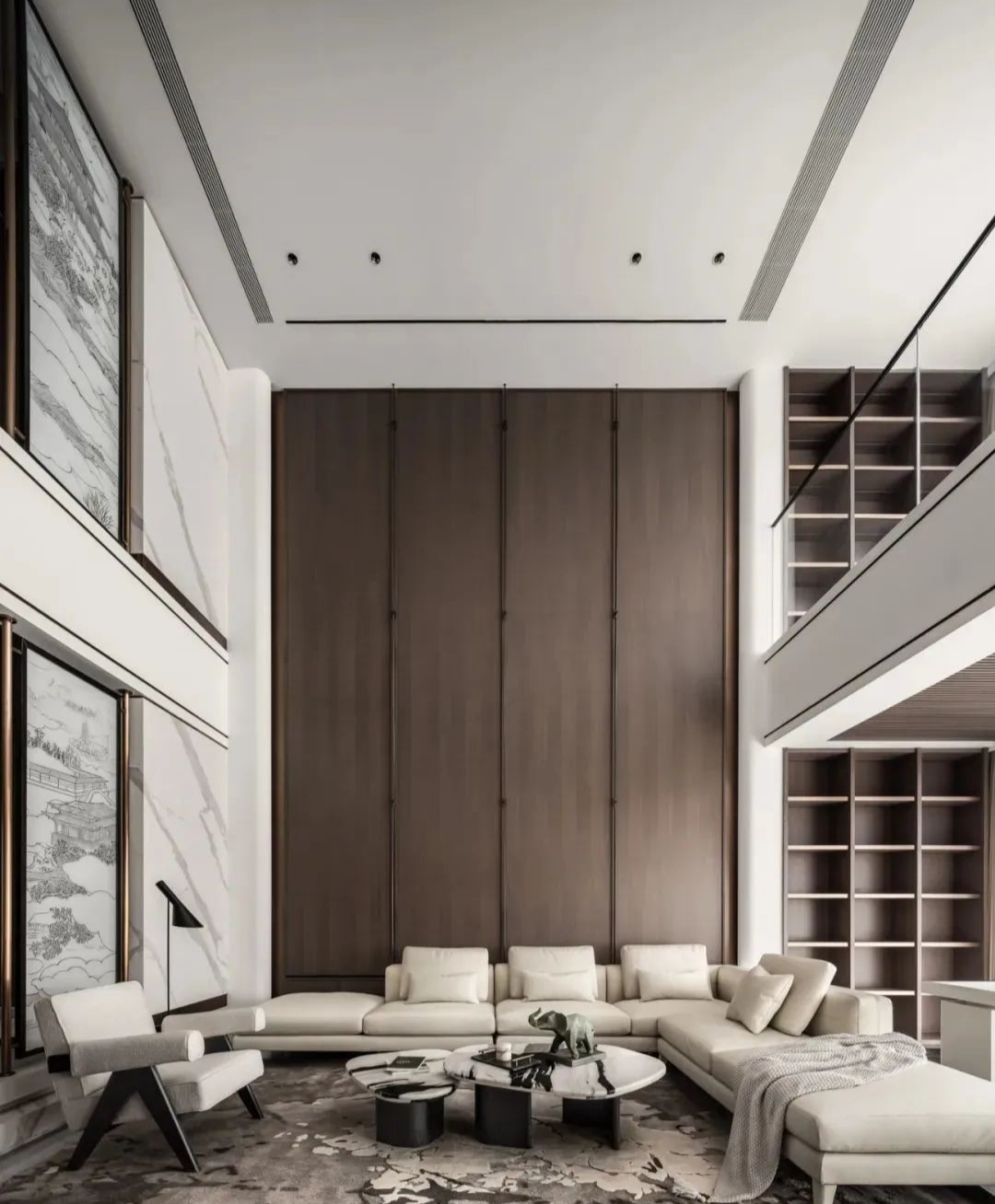 新中式湖居别墅丨中国武汉丨武汉得间设计-15