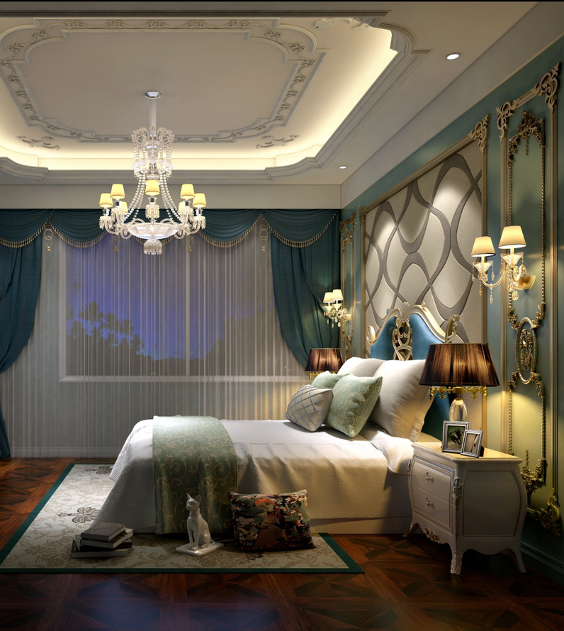 翡翠国际法式风格别墅装修-11