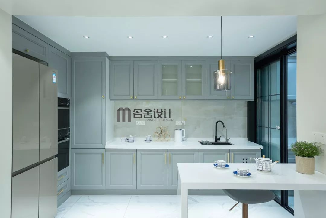 誉珑湖滨 196 平美式简约设计 | 蒙娜丽莎的早餐-2