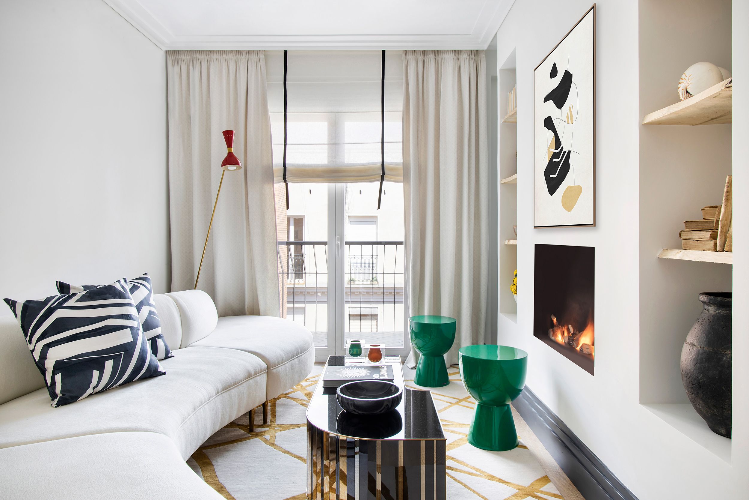 马德里 Salamanca 区时尚精致小公寓设计-0