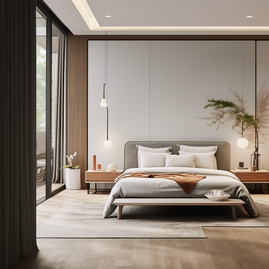 阳光洒进卧室-16