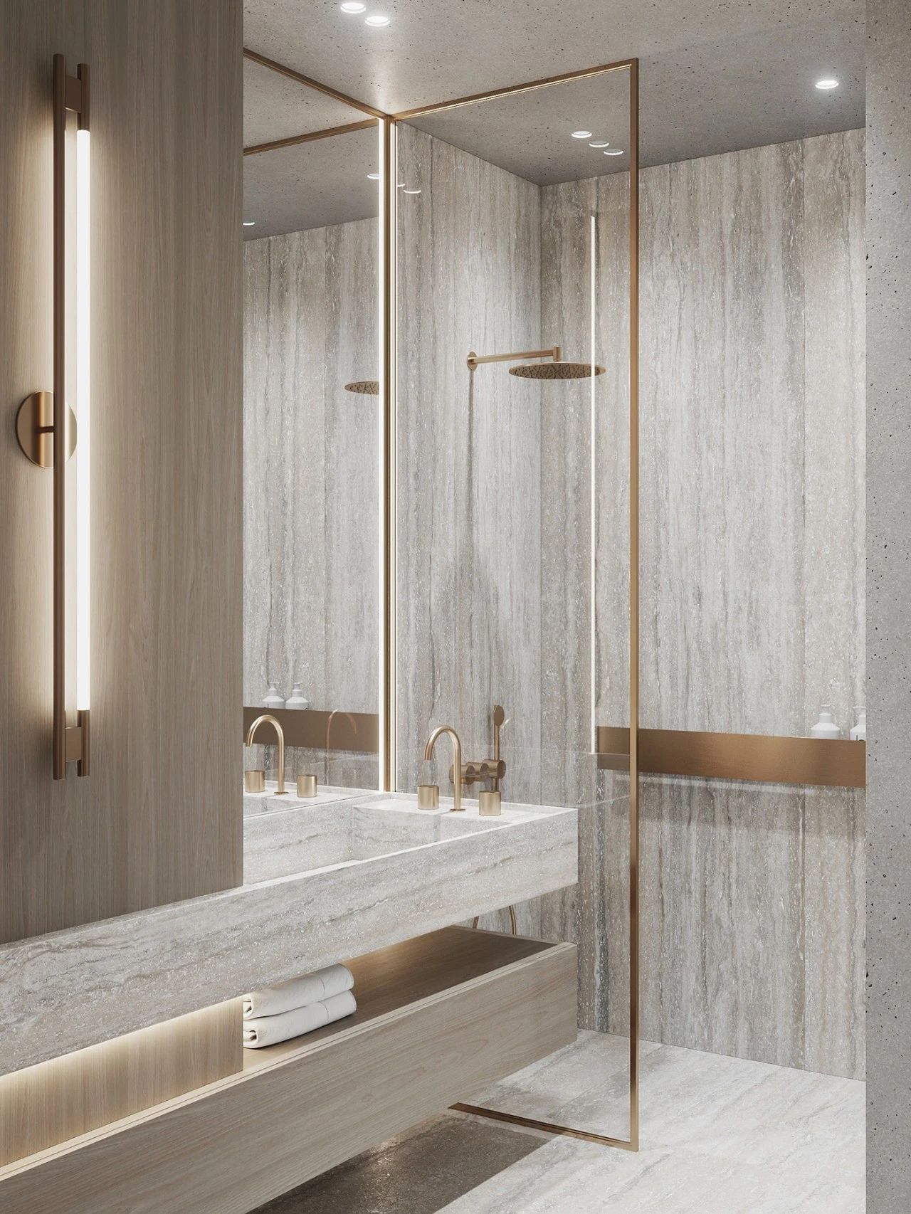 莫斯科简致素净的四口之家-20