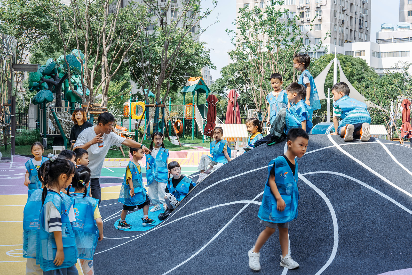 飞行棋幼儿园(上海市徐汇区科技幼儿园文定园景观提升)丨中国上海丨VIA维亚景观-58