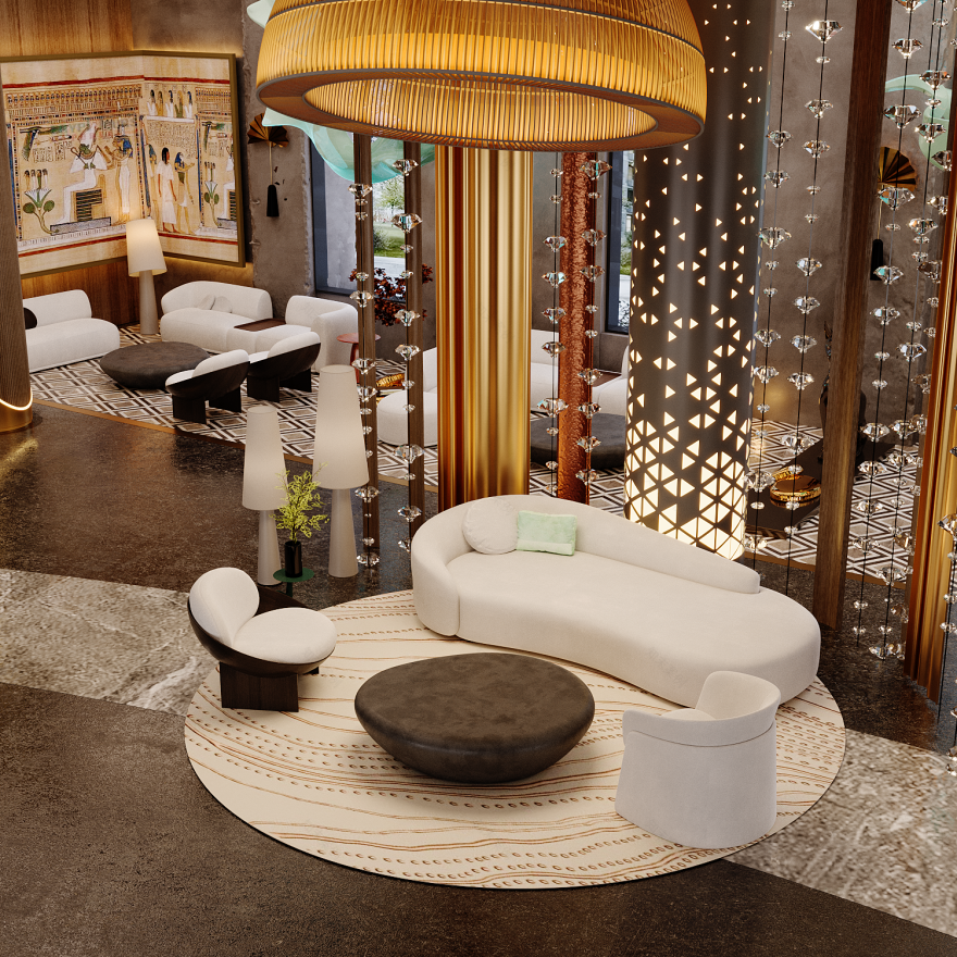 TAHRIR HOTEL 改造为“解放酒店”丨Helwan大学美术学院室内建筑系学生-18