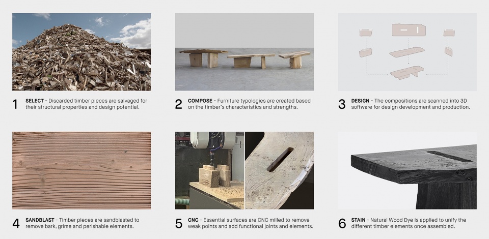 Essential 系列家具 | 废弃木材的环保设计重生-15