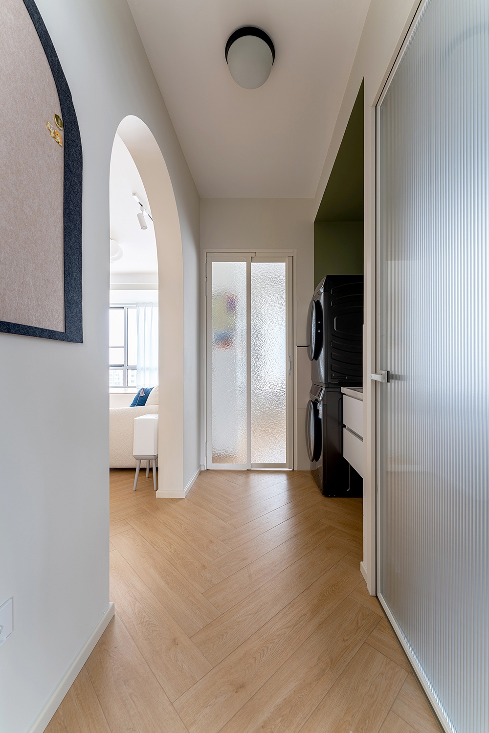 70㎡柠檬黄+墨绿奶油风甜蜜双人居丨中国北京丨久栖设计-36