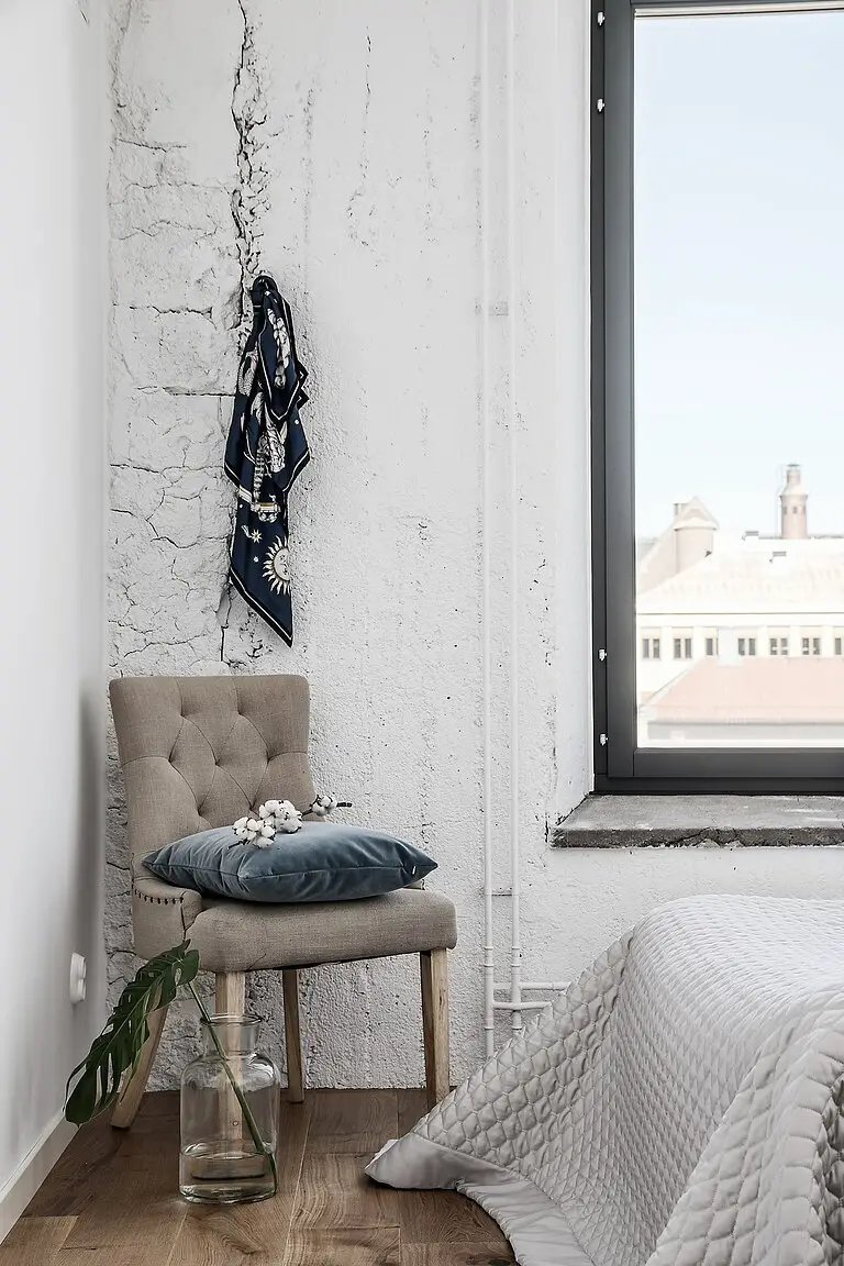 "瑞典旧工厂改造的现代复古 loft"-12