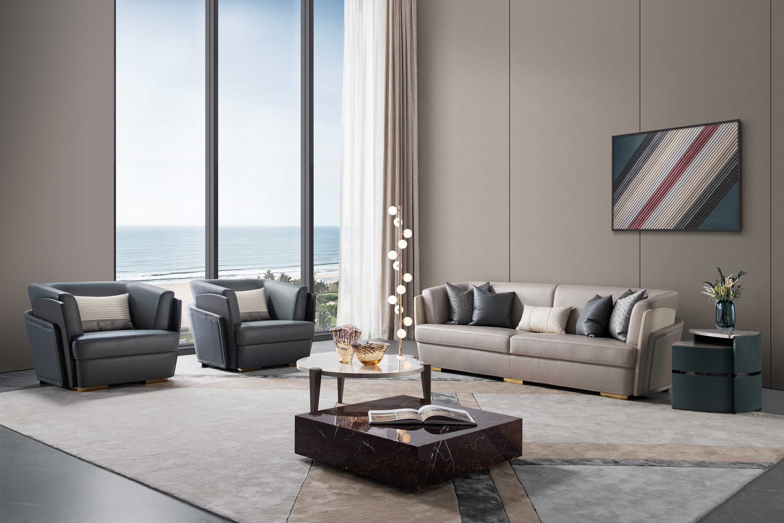 EKAR现代奢华沙发系列及相关家具项目丨中国佛山丨EKAR FURNITURE-0