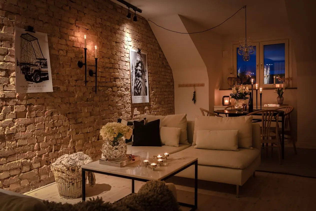 瑞典 54m2 复古一居室公寓设计-22