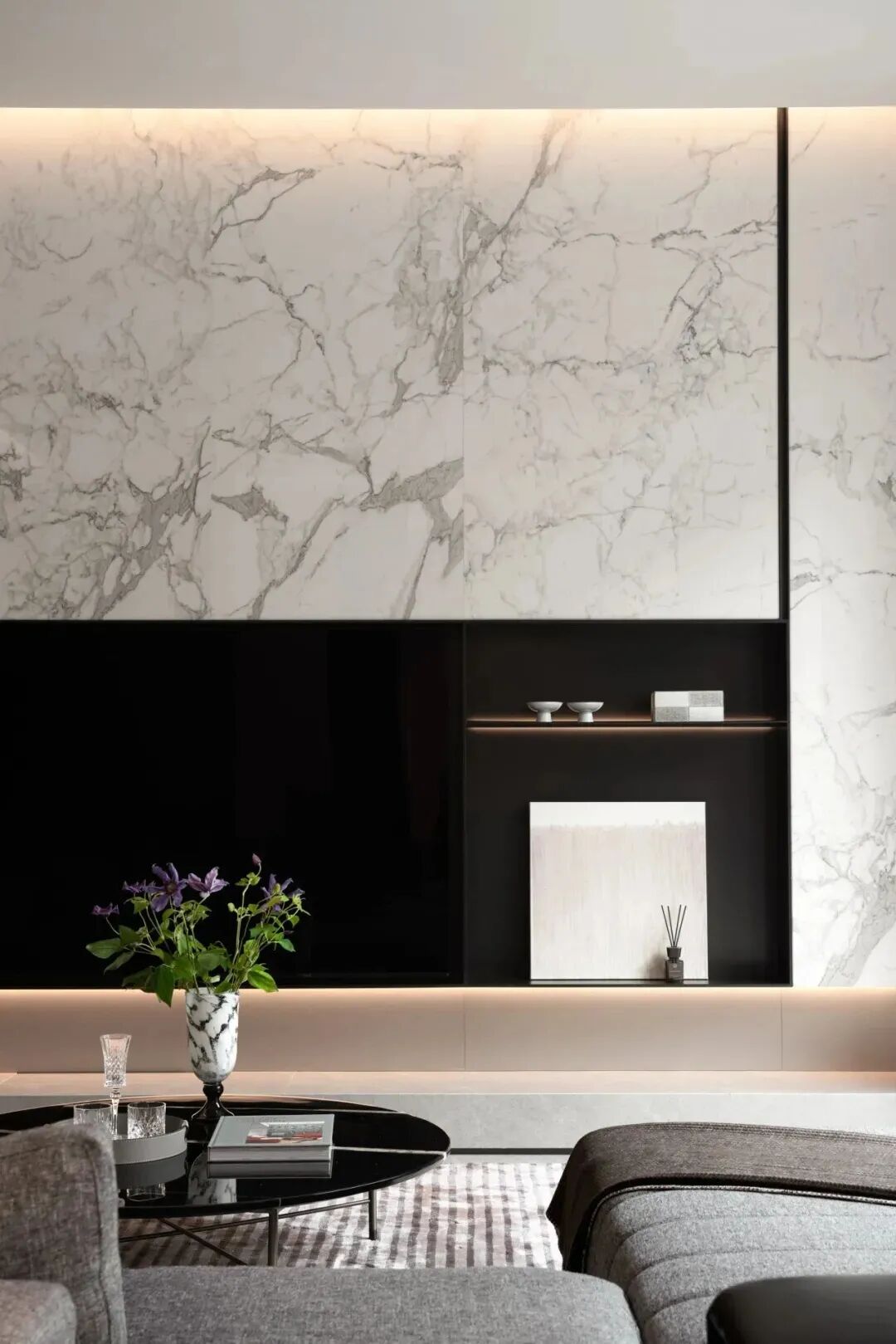 宁波420㎡豪宅，95后小夫妻的简奢品位！-25