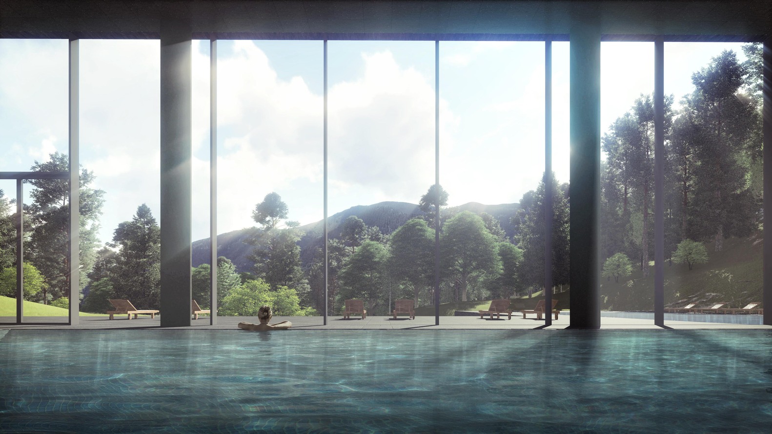 Henning Larsen Release New Renders of Their Luxurious Spa Hotel in the Georgian Mountains-2