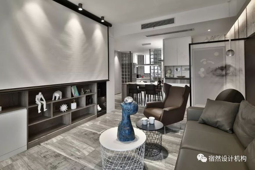 炫酷奶爸的小户型家庭影院-33