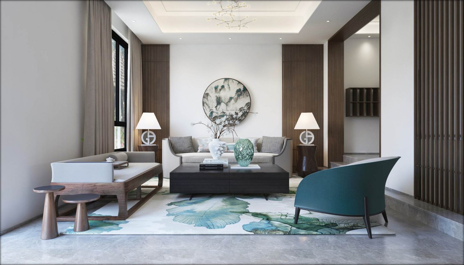 东湖官邸禅意新中式设计 | 夏凯&董婉荣-31