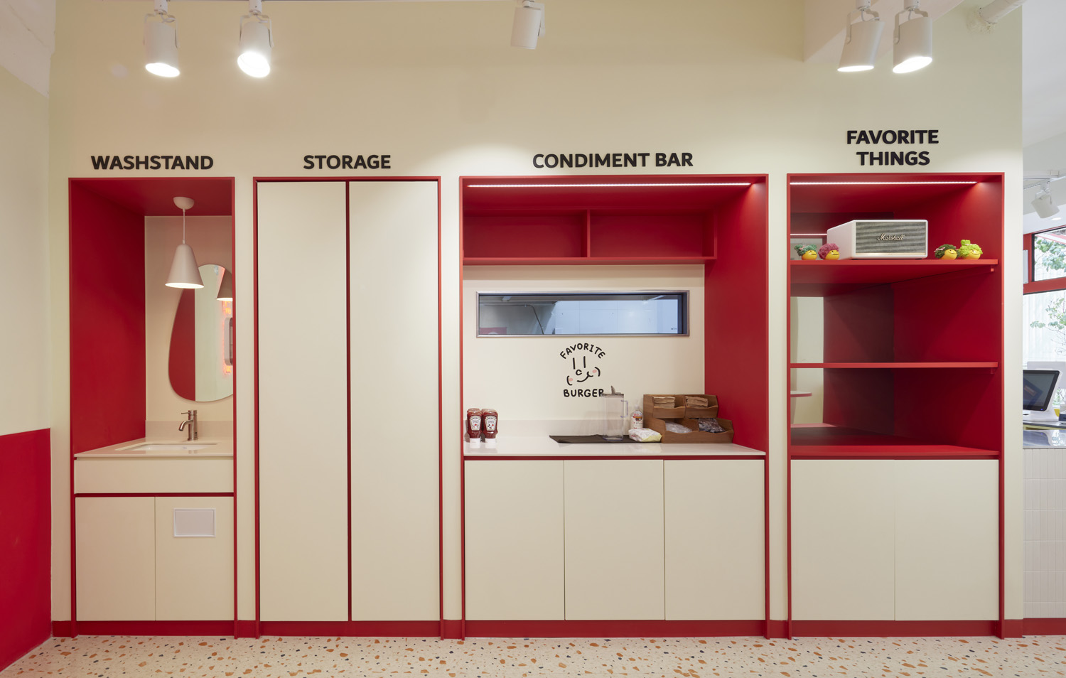 红色点缀，17 分贝的宁静空间-11