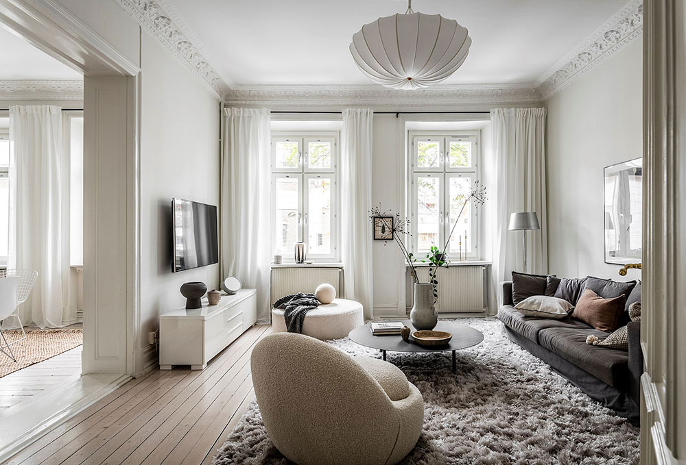 哥德堡舒适北欧风格公寓-5