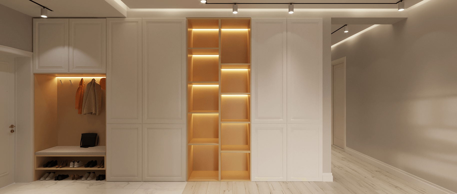 170㎡浅色系公寓设计 方寸之间，皆是雅韵！-0