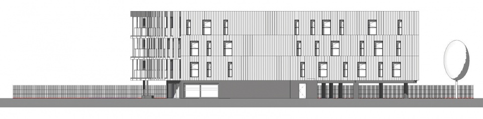 三角形的“A”办公楼,法国蒙彼利埃的现代符号-29