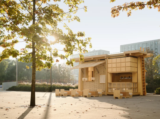 谷仓可移动面包咖啡快闪店丨F.O.G.Architecture-5