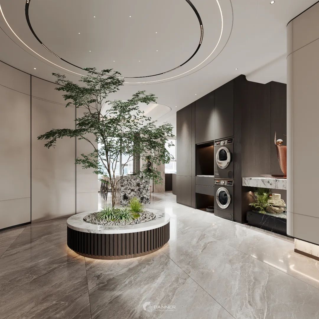 意式极简平层住宅设计丨中国延安丨赵振庭-33