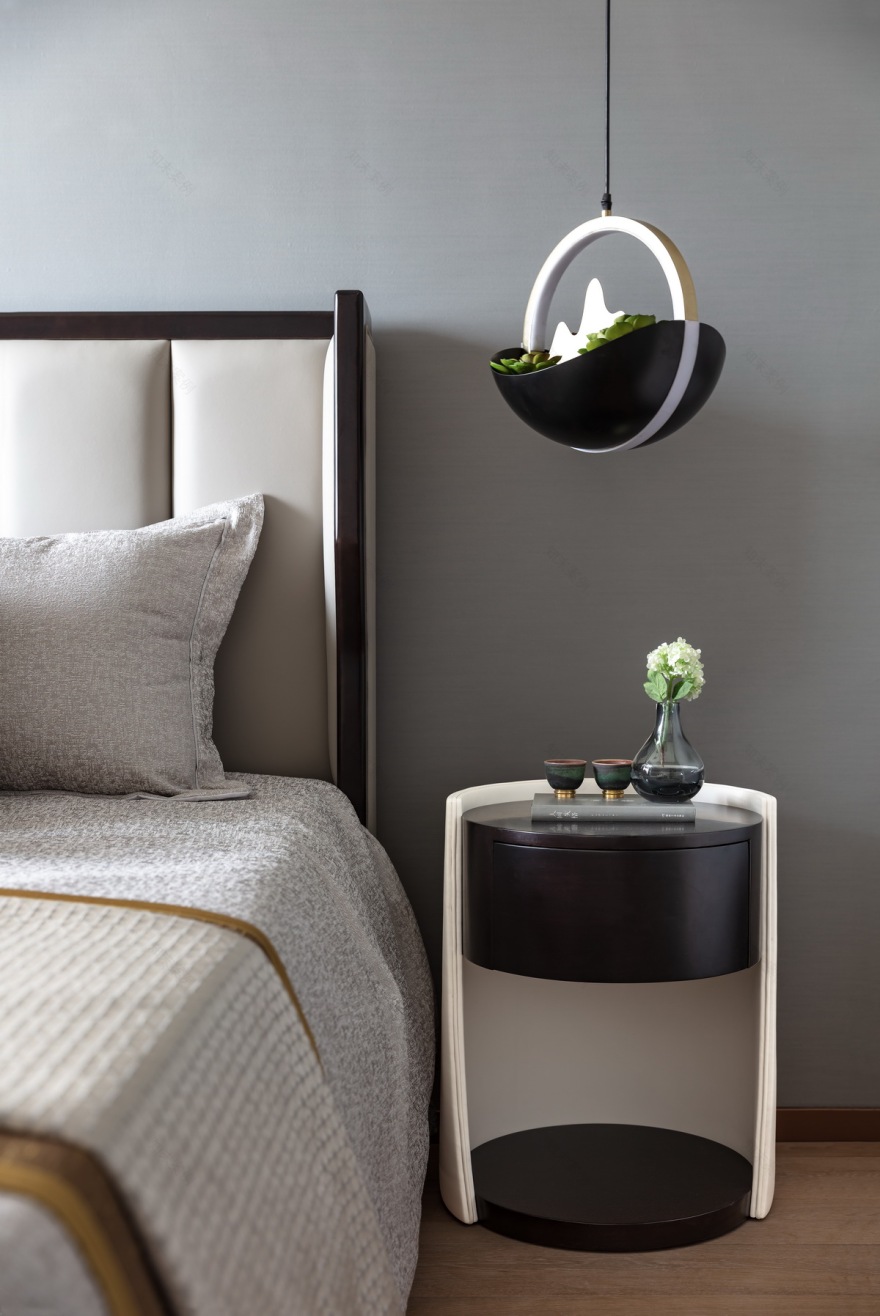 新中式样板房丨徜徉在东方禅意的美学中-57