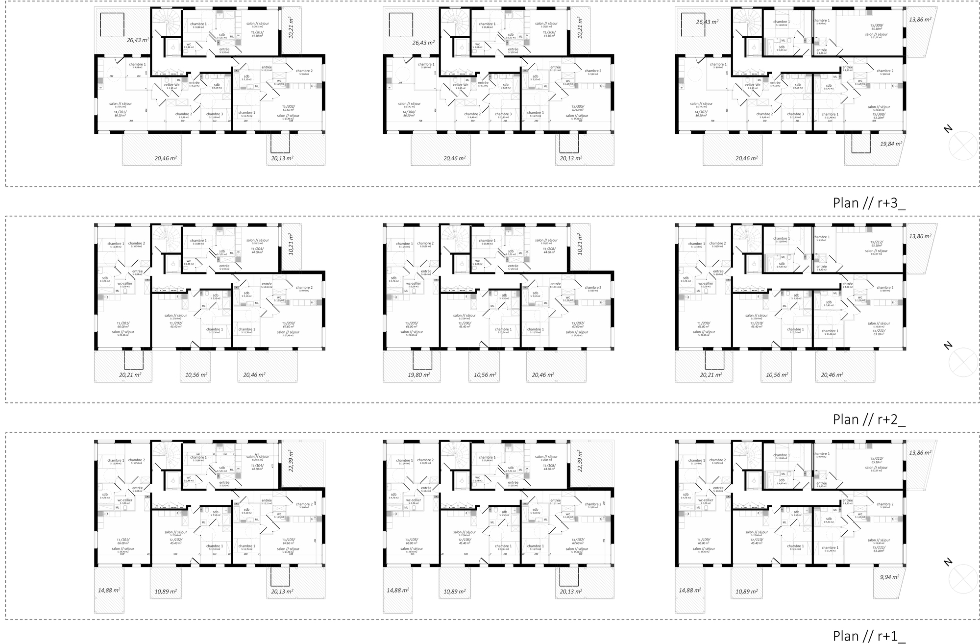 45 Housing Units in Nantes / a/LTA-29