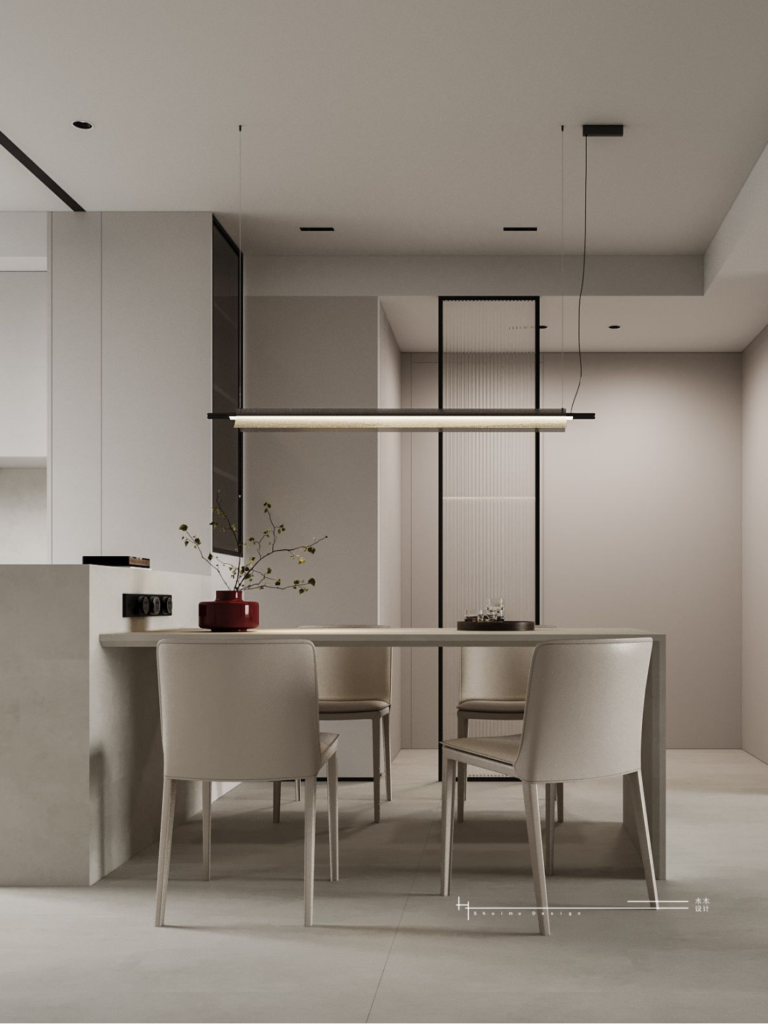 中央原墅·简臻内敛,向心以往丨水木设计-31