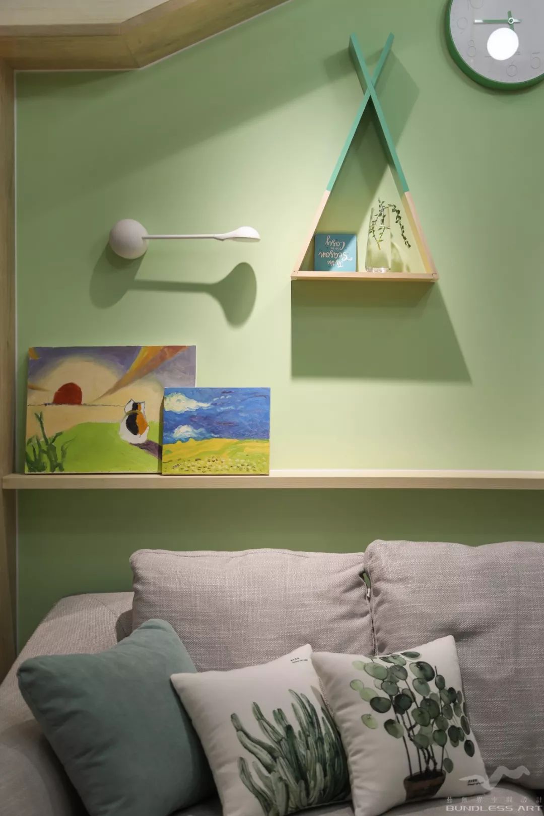 深圳福田 65 平小户型，华为女白领的绿色艺术生活-23