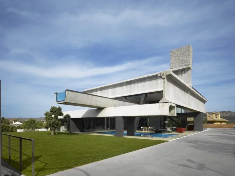 豪华别墅 现代风格马德里的个性住宅-3