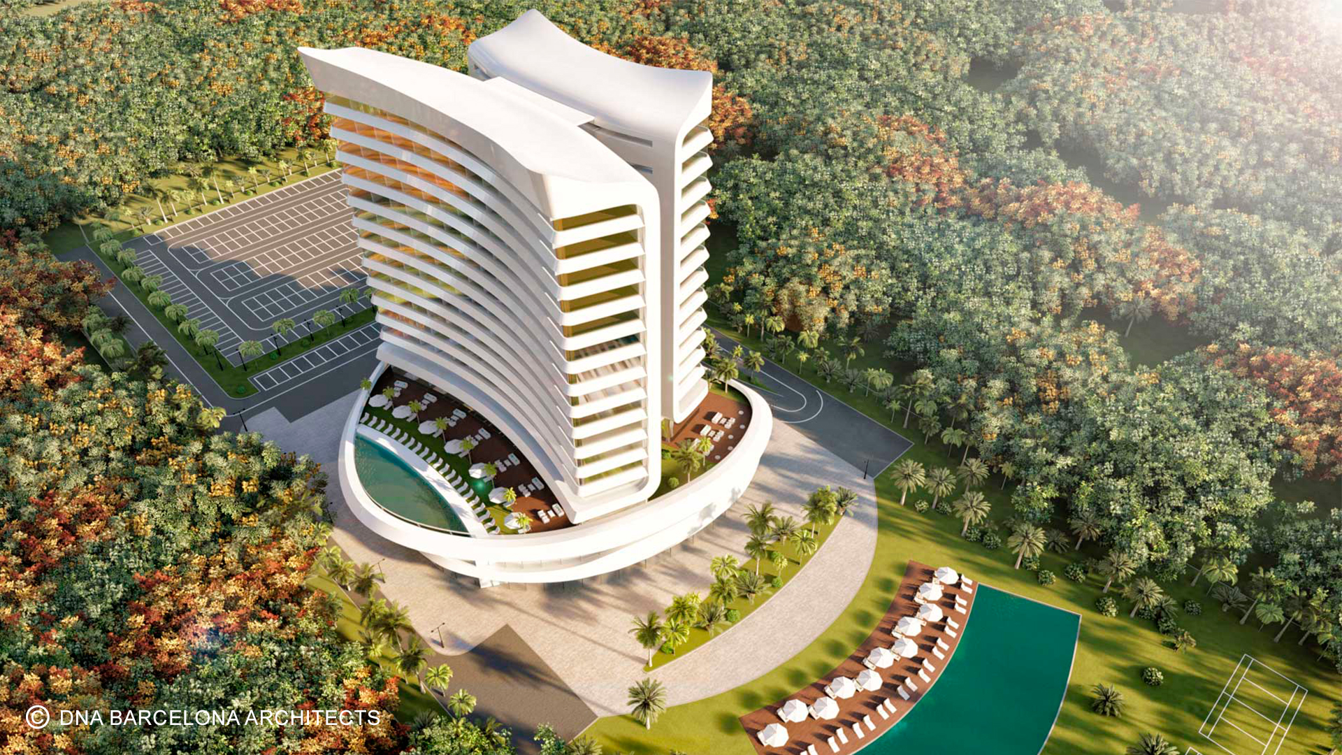 尼日利亚5星级酒店丨DNA Barcelona Architects-6