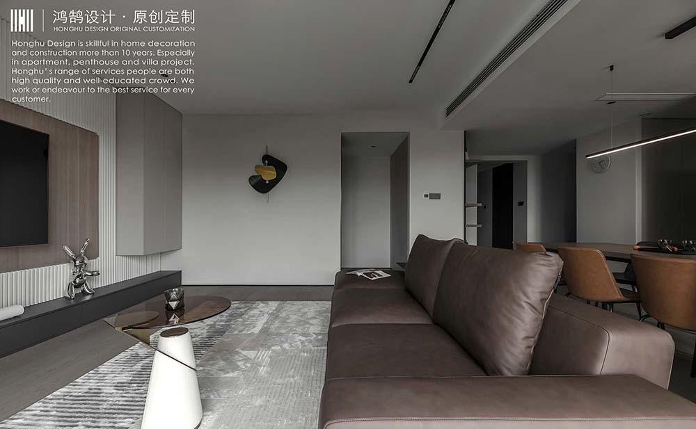 白色平层空间的灵动设计丨中国上海丨鸿鹄设计上海-8