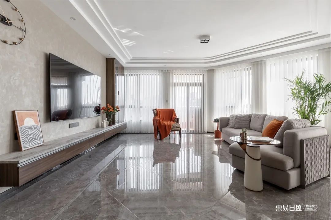 杭州装修|182㎡现代风设计，打造你从未见过的异形空间-26