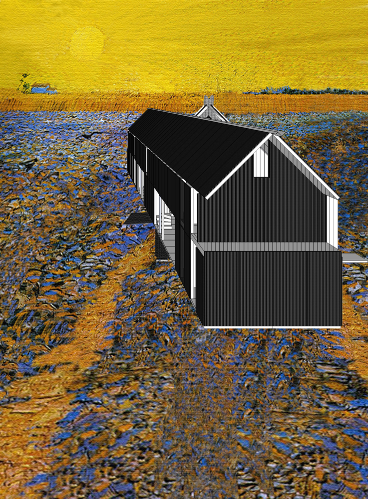 斜向模块化住宅 | 智利 Shotgun House-51