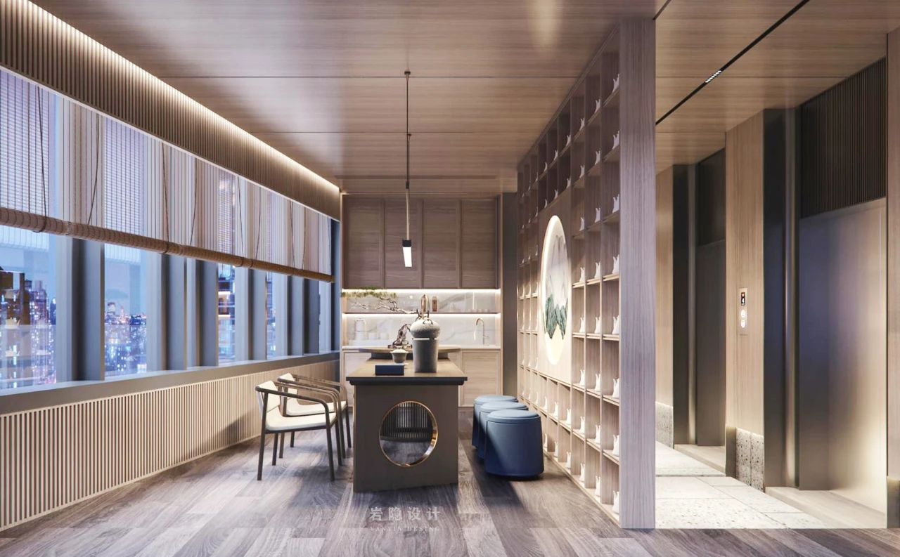 华丽集团办公楼与室内空间设计-33