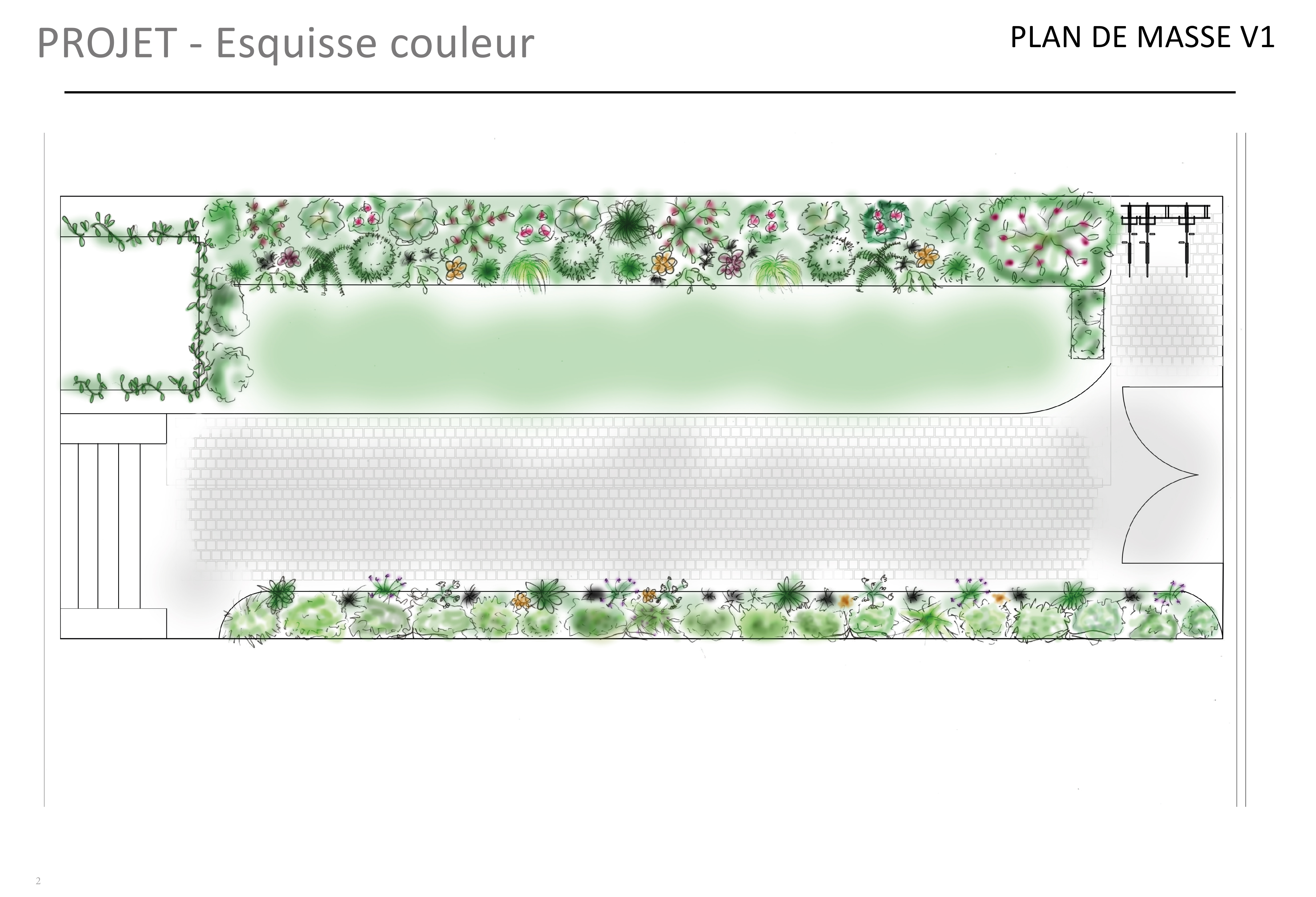 Neuilly Sur Seine某公寓入口景观设计项目-8